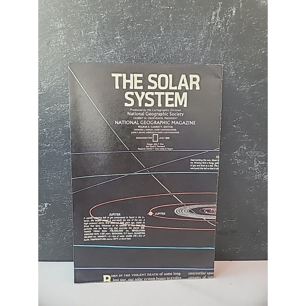 The Solar System National Geographic Magazine July 1981